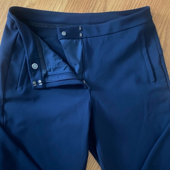 Lululemon On The Move Navy Blue Straight Ankle Pants - Picture 6 of 8